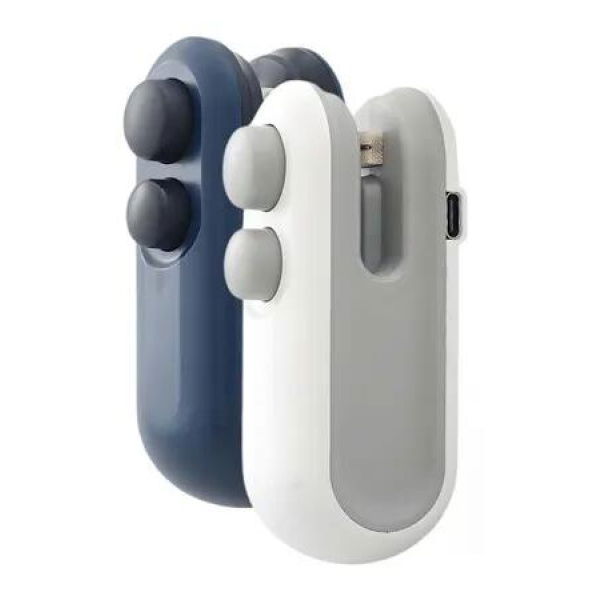 Mini Bag Sealer,2026 Upgraded Portable Bag Resealer Handheld,Mini Bag Sealer with Cutter and Magnet,Vacuum Snack Bag Sealing Machine 2 Pack