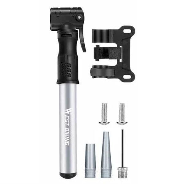 Mini Bike Pumps with Presta & Schrader ValveHand Mini Pump,Portable Inflator Pump with Repair KitFast Tyre Inflator Pump Road and Mountain Bikes,Balls etc