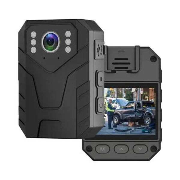 Mini Body Camera with Audio and Video Recording, 2.0 Inch LCD, Night Vision, 4K HD Multi-Function Endurance Wireless Waterproof Back Clip Camera