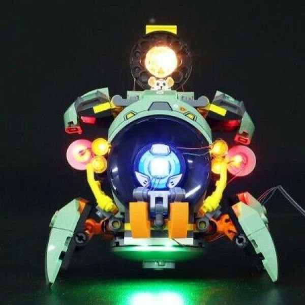 Mini Bricks Wrecking Ball With LED Light Kit Overwatching 75976