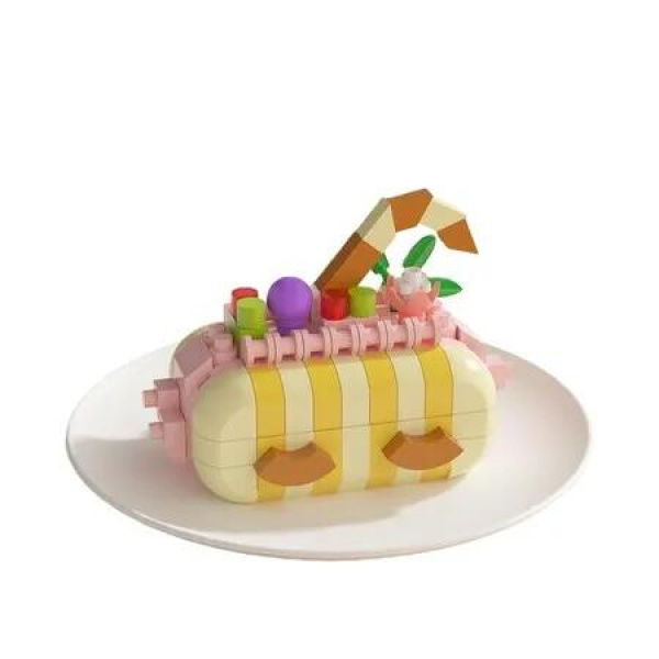 Mini Building Blocks Cake Sets Cute Micro Mini Cake Building Bricks for Adults Kids Preschool Pretend play toys Party Favors Teenagers Lemon Grape