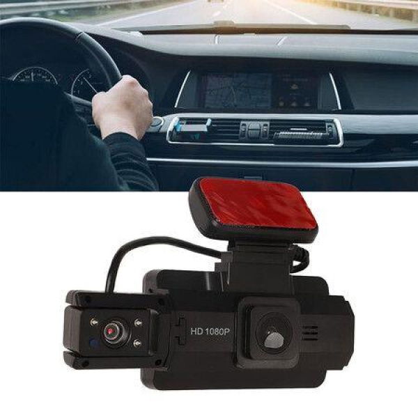 Mini Camera Driving Recorder 3In IPS Screen Hd 360 Degree Rotation Front Rear Dual Lens G Sensor Night Vision Dash Cam For Car