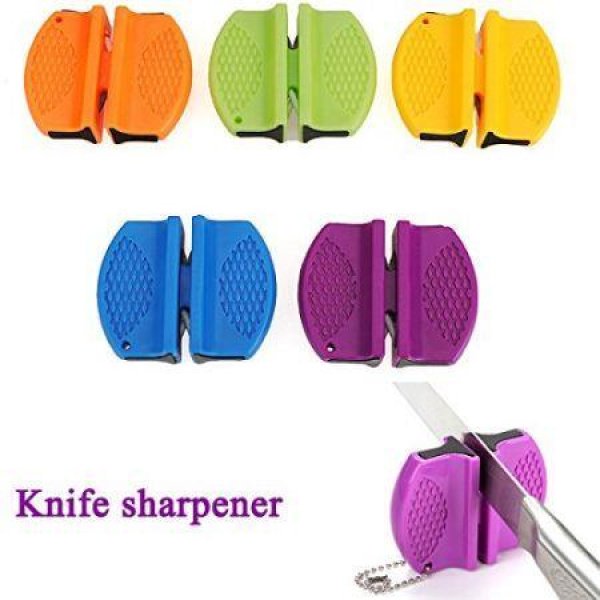 Mini Ceramic Blade Knife Sharpener Camp Pocket Kitchen Knife Sharpener Tool