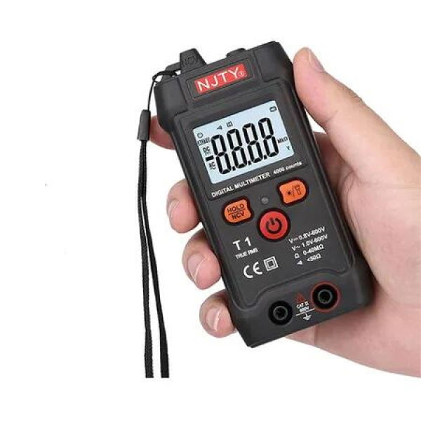 Mini Digital Smart Multimeter T1 Portable Electric Meter Automotive Profesional Tester True RMS NCV 600V AC DC Voltage Tester