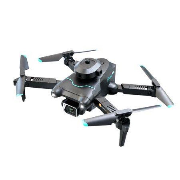 Mini Drone 4K Obstacle Avoid Optical-Flow Double Camera HD FPV Wifi Foldable Quadcopter RC Helicopters Toys
