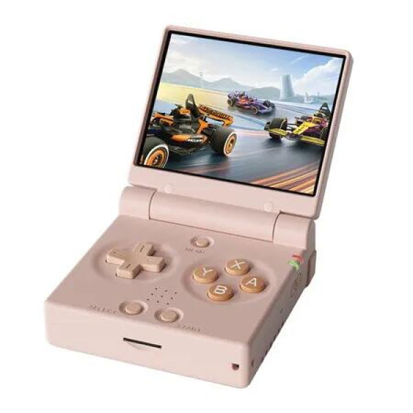 Mini Flip Handheld Retro Game Players 5000+ Games 2.8 Inch IPS Screen Linux System Video Game Consoles Gamer Gift Color Pink