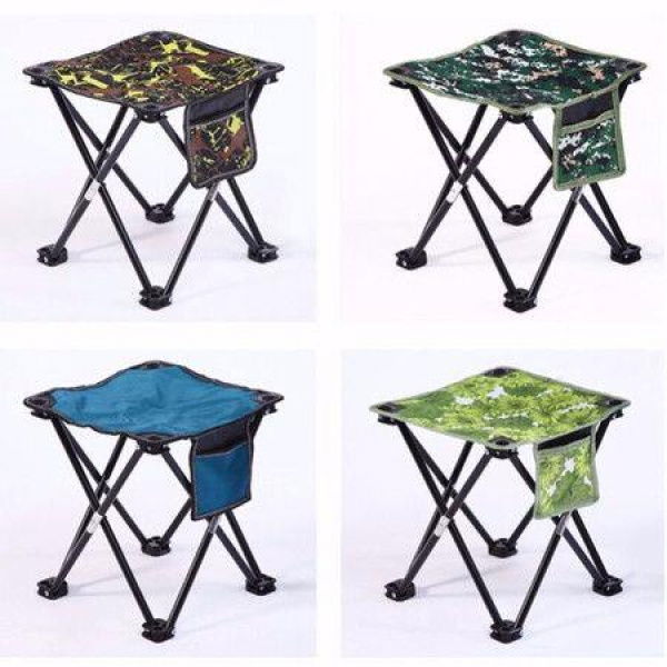 Mini Folding Stool Fishing Stool For Adults Fishing Hiking Gardening And Beach With Carry Bag (Random Style)