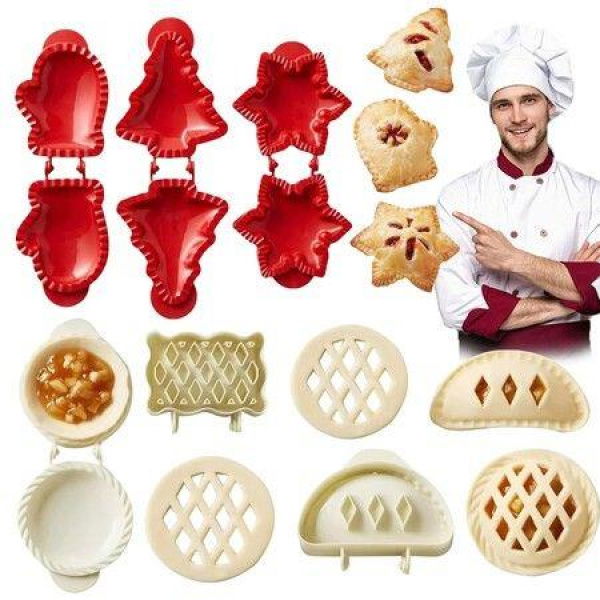 Mini Hand Pie Molds Kit Set Of 6 Dough Presser Pocket Pie Molds For Halloween Christmas