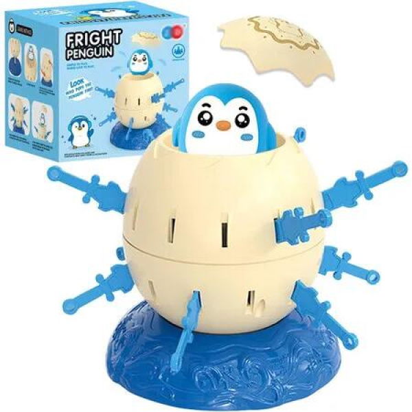 Mini Pop up Kids Board Games Pirate Bucket Plug-In Penguin Party Trick Parent-Child Interactive Games Pirate Egg Tabletop Toys
