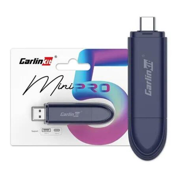 Mini SE Pro Wireless Adapter for OEM Wired CarPlay and OEM Wired Android Auto, Compatible with iOS 10 and Android 10 and Above, Fast Connection