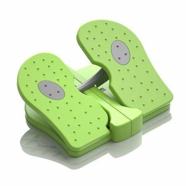 Mini Stepper Under Desk Pedal Exerciser Folding Colorful Foot Pedal Physical Therapy Leg Exercisers Pedal Relieves Varicose Veins (Green)