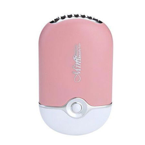 Mini USB Air Conditioner Fan For Eyelash Extensions (pink).