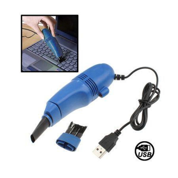 Mini USB Laptop Keyboard Cleaner Dust Collector Blue