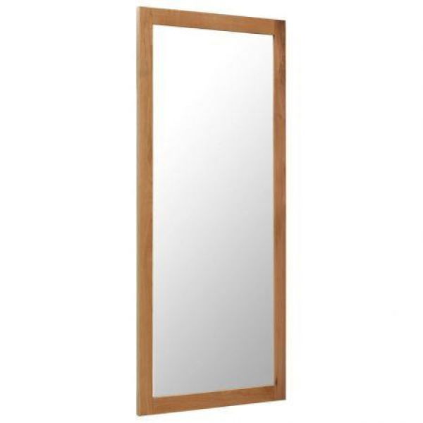 Mirror 50x140 Cm Solid Oak Wood