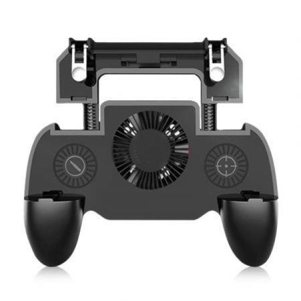 Mobile Game Controller Grip Extended Handle With Trigger Joystick For IOS/Android.