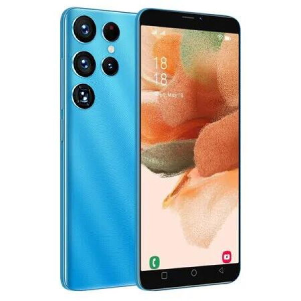 Mobile Phone,5.0-inch Screen,Android 9.0 OS,16GB ROM (SD to 128GB),Dual SIM Dual Cameras,Face ID Unlock Cell Phones (Blue)