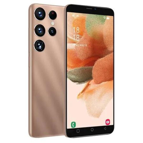 Mobile Phone,5.0-inch Screen,Android 9.0 OS,16GB ROM (SD to 128GB),Dual SIM Dual Cameras,Face ID Unlock Cell Phones (Gold)