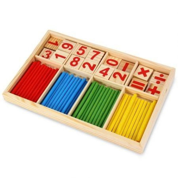 Montessori Mathematical Intelligence Stick Preschool Educational Toys