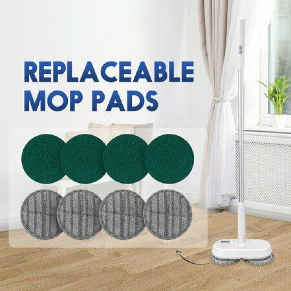 Mop Replacement Pads Scouring Green Scourer Microfiber Replaceable For Cordless Electric Spin Floor Cleaner Polisher Washer Sweeper