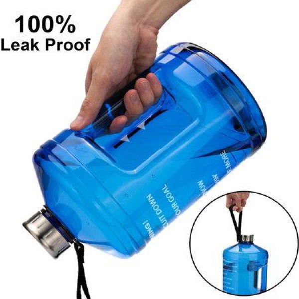 Motivational Drinking 2.2L Water Jug For Fitness Gym Indoor Yoga Outdoor Sports.