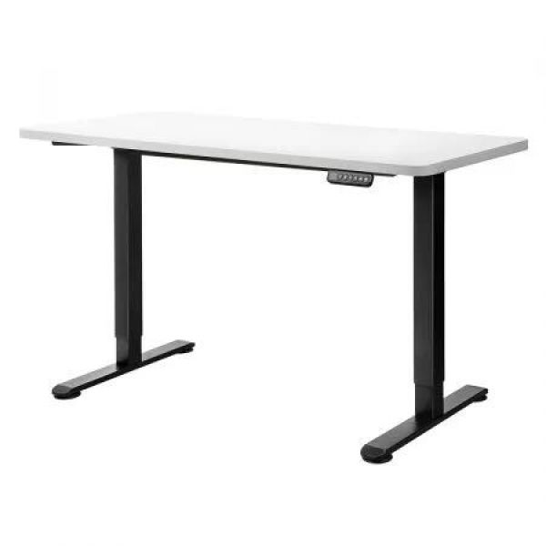 Motorised Standing Desk Adjustable 120cm White 800x 1.5MM