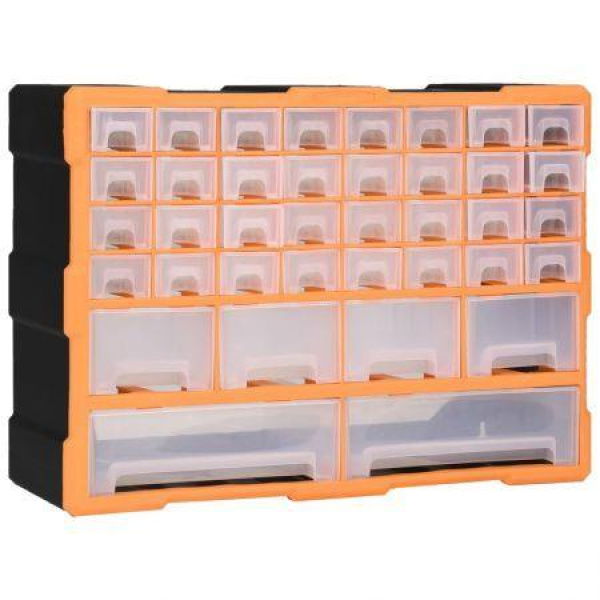 Multi-drawer Organizer With 40 Drawers 52x16x37.5 Cm