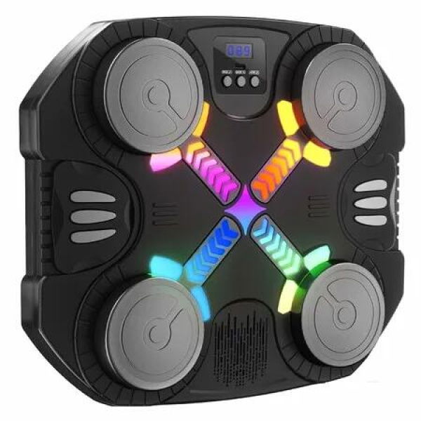 Music Boxing Machine for Kids,Bluetooth Punching Toy with Lights & Sound,Boxing Mchine with Gloves