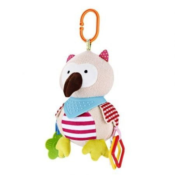 Musical Newborn Animal Hand Bell Doll Stroller Plush Toy Baby Rattle