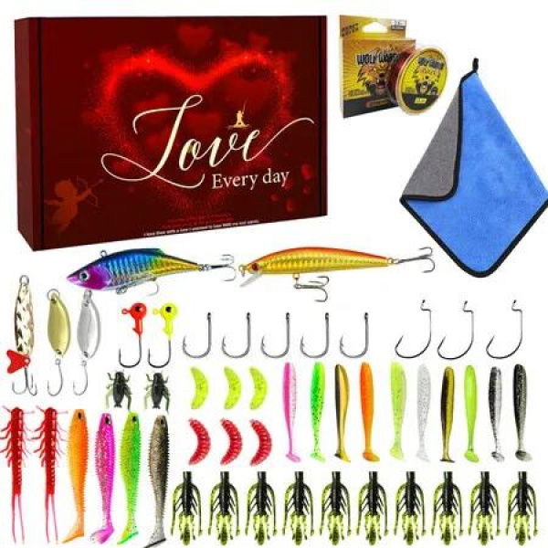 Mystery Tackle Box Fishing Mystery Box Freshwater Largemouth and Smallmouth Bass Lures Fishing Kit Ideal Gifts for Men Fishing Enthusiasts