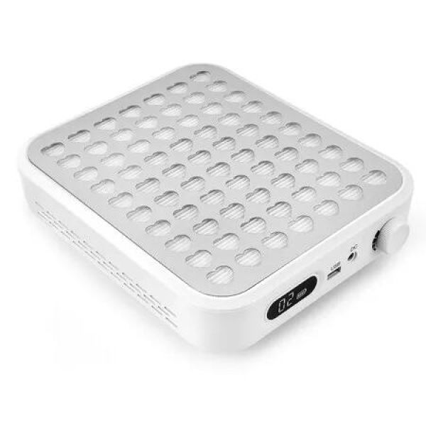 Nail Dust Collector,Rechargeable Dust Collector Nail Tech,Powerful Vacuum Fan Vent Dust Collector Extractor Dust Suction Machine