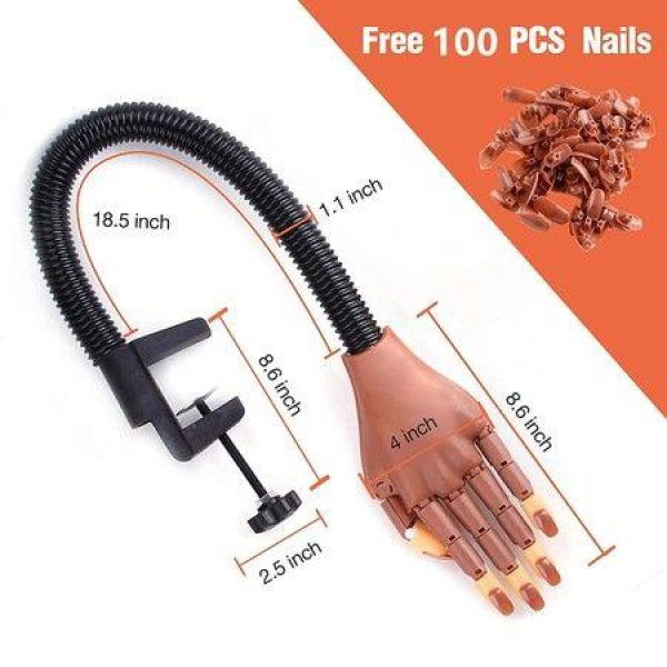 Nail Trainning Train Practice Hand Nail Display Manicure Supply For Nail Manicure Best Manicure DIY Print Practice Tool