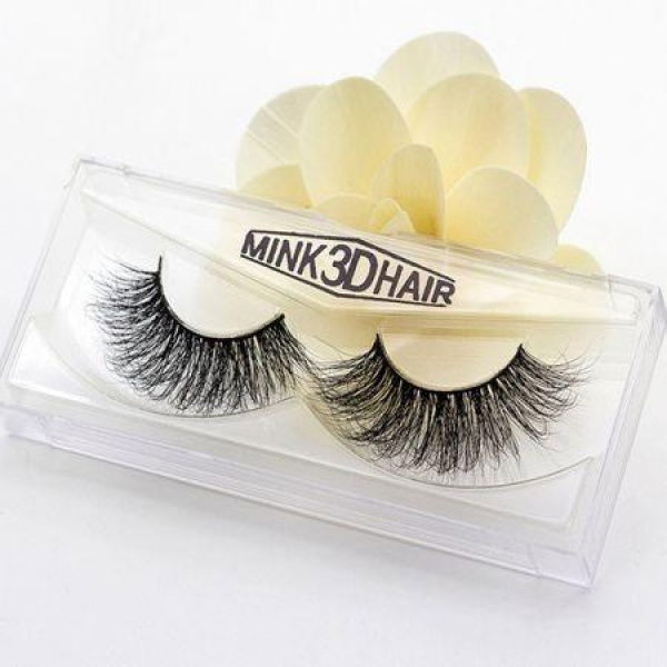 Natural False Eyelashes Lashes Long Makeup 3D Mink Lashes Extension