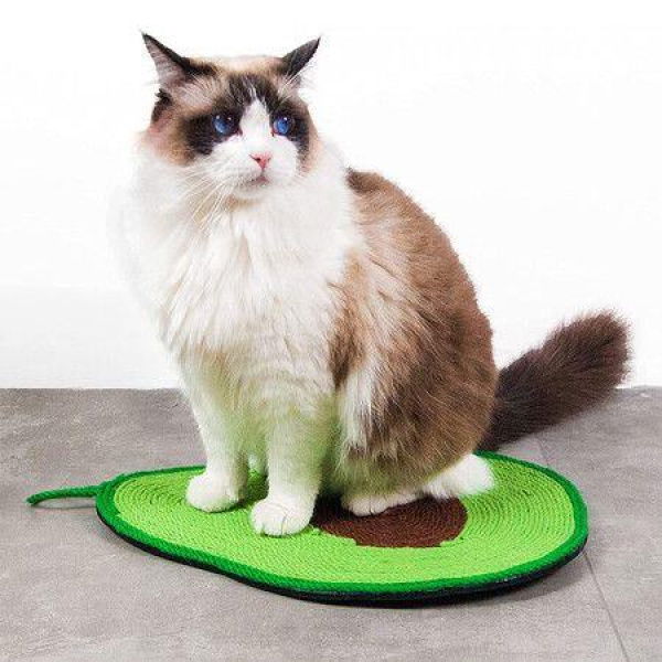 Natural Sisal Indoor Cat Scratching Post Cat Floor Scratching Mat For Cats And Protect Furniture