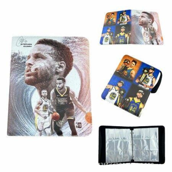 NBA Champion Steph Curry Card Binder For Cards Binder 9-Pocket, 900 Pockets Trading Card Games Collection Binder