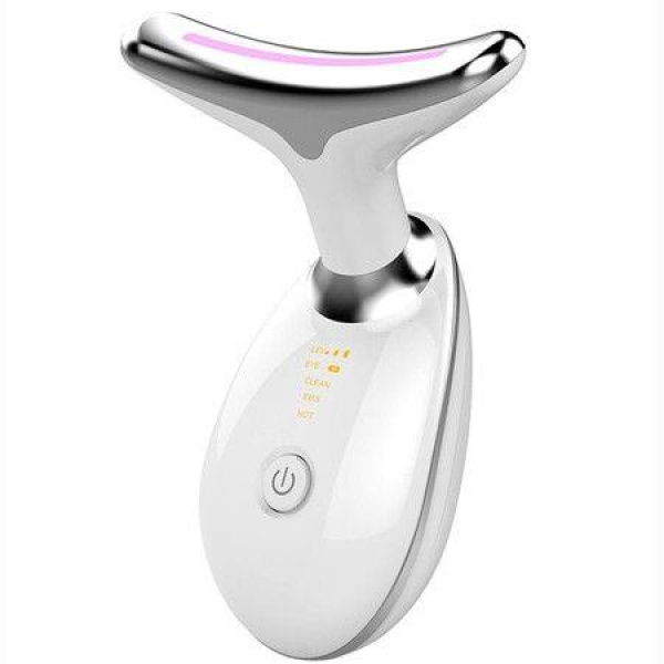 Neck Face Firming Wrinkle Removal Tool Double Chin Reducer Vibration Massager