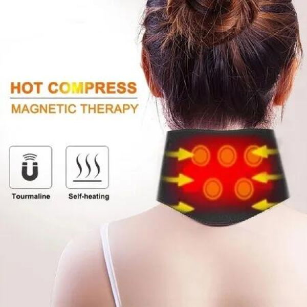 Neck Pad Selfheating Tourmaline Neck 13 Magnetics Support Tourmaline Belt Wrap Brace Vertebra Protect