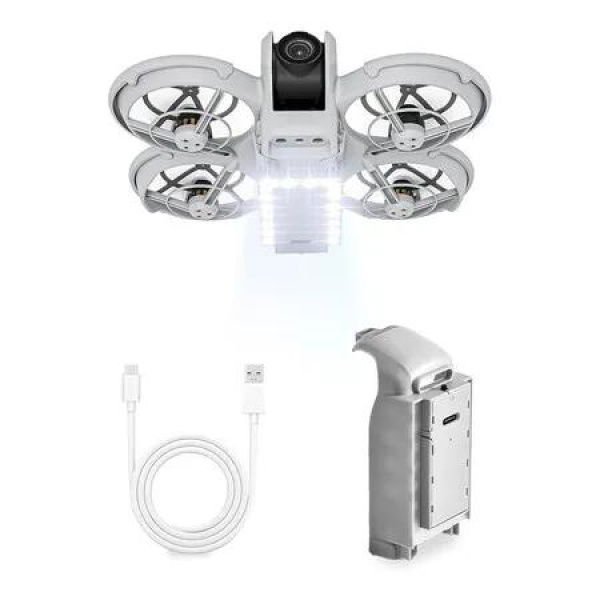Neo Battery Protector for DJI Neo Accessories, Neo LED Light Landing Gear 2 in 1 Kit