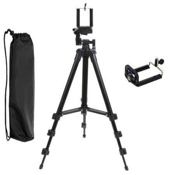 New 2in1 Three-way Universal Tripod Camera Camcorder With Cell Phone Clip Holder