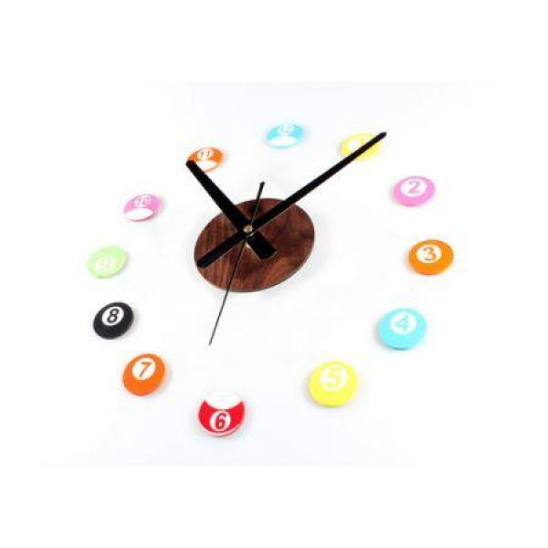 New DIY Wall Clock Table Tennis Brown