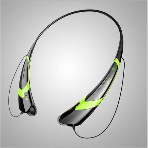 Newest Wireless Bluetooth 4.0 Stereo 760 Headset Headphone For Samsung IPhone LG - Black + Green.