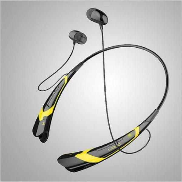 Newest Wireless Bluetooth 4.0 Stereo 760 Headset Headphone For Samsung IPhone LG - Black + Yellow.