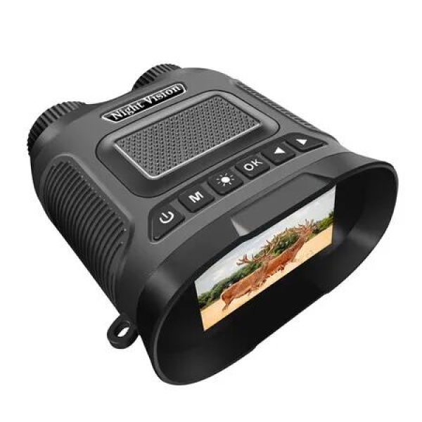 Night Vision Binoculars 8X Digital Zoom Powerful IR Illuminator 350m Range 2500mAh Lithium Battery for Outdoor Color Black