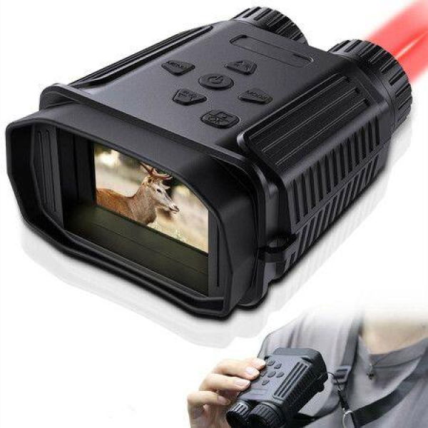 Night Vision Googles 1080P Binoculars Waterproof With 8X Digital Zoom For Darkness Military Tactical Video