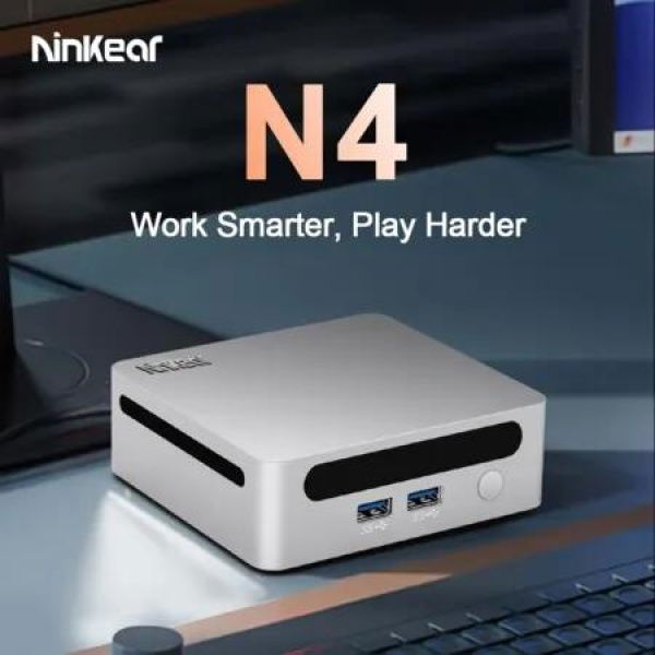 Ninkear N4 Mini PC, AMD Ryzen 5 4600H 6 Cores Max 4.0GHz, 16GB RAM 512GB SSD, Type-C (8K)+ 2*HDMI (4K) Triple Display, WiFi 6 Bluetooth 5.2