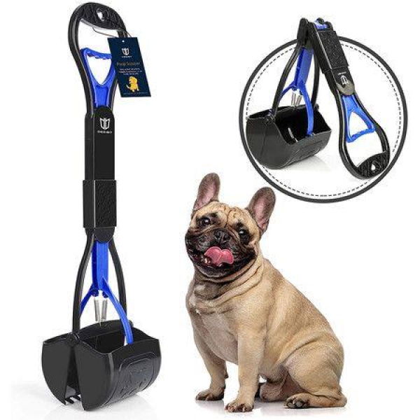 Non-Breakable Pet Pooper Scooper For Large And Small Dogs (Blue)