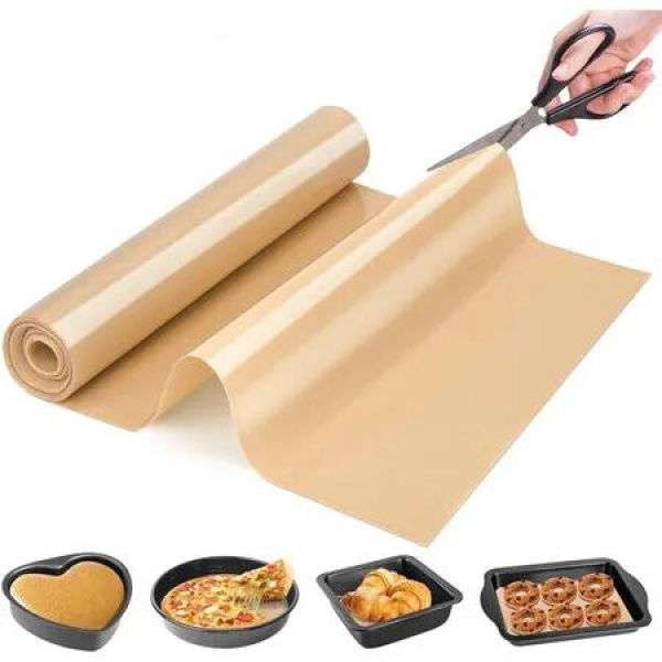Non-Stick Silicone Baking Mat Roll Heat Resistant Pastry Dough Counter Protector 30Ã—244cm With Non Slip Surface And Oven Safe Design