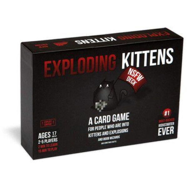 NSFW by Exploding Kittens - Card Games - A Russian Roulette Card Game