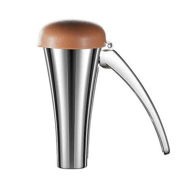 Nutcracker, Zinc Alloy Material, Lid to Prevent Spillage, Fits Various Nut Sizes, Lever Mechanism for Easy Use