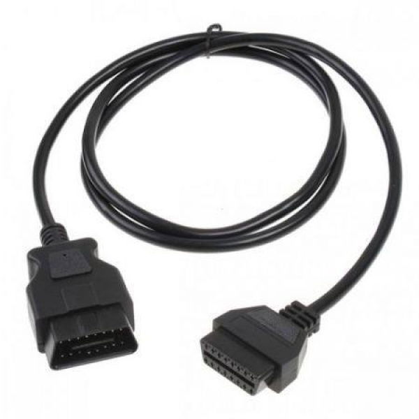 OBD-II OBD2 16Pin Male To Female Extension Cable Diagnostic Extender 150cm