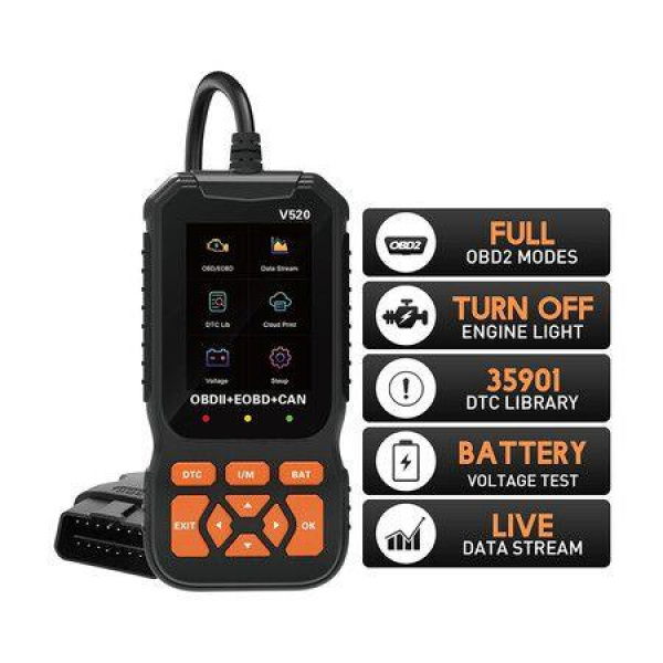 OBD2 Scanner Diagnostic Tool V520 Car Code Reader and Scanner for All OBDII Compliant Cars 1996 and Newer